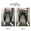 Pantalons pour hommes 2023 Marque Hommes Poches Solide Casual Slim Fit Pantalon Survêtement Bas Skinny Track