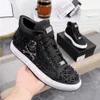 Designerskor Fashion Luxury Shoes Men's Leather Lace Up Platform Overized Sole Sneakers Casual Shoes Storlek 38-45