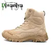 Säkerhetsskor Diwaniya Mäns militärskor Combat Boots Herrvandring Stövel Taktisk arméstövel Mannskor Arbetssäkerhetsskor Big Size 39-48 231007