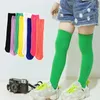 Chaussettes pour enfants enfants genou haut bébé barbe à papa couleur bas longues jambières mignon pour fille 312Y enfants vêtements 231007