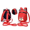 Backpacks Baby Antilost Bag Polyester Cartoon Bear Safety Harness Backpack Children Comfortable Schoolbag Toddler Walking Keeper Strap 231007