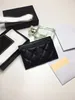 New high-quality fashion designer purse Card and coin famous women's purse leather purse card Clip Coin Purse Free Gift Box 0213CN