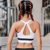 Traje de yoga Mujeres Ropa interior de compresión Cremallera Push Up Ropa deportiva para sujetador Tallas grandes Tops transpirables Fitness Gimnasio Bralette jogging Femme