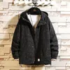 Männer Graben Mäntel 2024 Frühling Herbst Casual Jacke Männer Japanische Reflektierende Mit Kapuze Plaid Windjacke Große Größe Drop