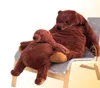 60cm100cm Soft Brown Bear DJUNGELSKOG Plush Toys Stuffed Bear Teddy Toys Hugging Pillow Cushion Gift VIP LJ2011261070566