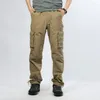 Pantalons pour hommes ICPANS Casual Lâche Quick Dry Kaki Cargo Hommes imperméable été armée vert tactique militaire mâle pantalon