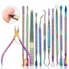 Callus Shavers Cuticle Trimover z Pusher Professional Steal Traval Pedicure Manicure Tools Cutter Nipper Schissor 231007