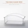 Storage Bottles Tea Bag Box Office Organizer Sugar Packets Food Containers Acrylic Plastic Go