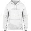 Herrhoodies Mini JCW | John Works Grill -logotyp i vit långärmad rally bilspår s