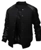 Men's Jackets 2024Men's Button-up Crewneck Jacket Sweater Casual Korean Style Mid-length Men Clothing Leather Coats