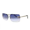 Hellblaue Designer-Sonnenbrille für Damen 4104-B 4322 Etal-Bügel Federscharnier Klassische bunte Rahmen Strahlenschutz Rechteck Herren-Sonnenbrille Lünette