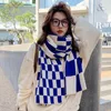 Women Winter Tassel Color Lattice Cashmere Scarves Thinker Warm Female Shawl Hot Sale Men Autumn Long Couple muffler