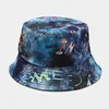 Bérets LDSLYJR 2023 coton Graffiti lettre seau chapeau mode Joker extérieur voyage casquette de soleil pour hommes et femmes 138