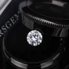 Cluster Rings 100% Real Moissanite Diamond Loose Gemstone VVS1 D Colorless 3 Excellent Round Brilliant Cut Stone DIY Jewelry Lab284E