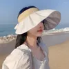 Berets Korean Style Summer Hat Женский высококлассный тисненный цвето