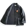 Мужские куртки Куртка-кимоно Sashiko Regular Fit Повседневная винтажная одежда в японском стиле