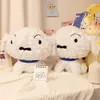 Decompression Toy Anime Crayon Shin chan Plush Toys Nohara Shiro Doll Cute White Dog Soft Stuffed Throw Pillow Kids Girlfriend Birthday Gift 231007