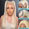 Synthetic S Glueless 613 Honey Blonde Frontal Frontal Human Hair 13x6 HD Lace Lace 4x4 CLRE 231007