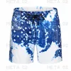 Shorts de banho masculino praia xadrez verão curto K