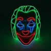 Designer Jeugd Theme Mask Mask Horror Halloween Neon Mask Clown Mask Cosplay Party Come Led Mask Mask Masque Masquerade Party Masks Glow In The Darkl