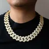 Kibo Gems 925 Sterling Silver Cuban Link Chain Iced Out 24mm Moissanite Cuban Chain