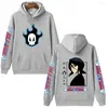 Bluzy męskie 2023 Anime Bleach Kuchiki Rukia Bluevers Pullovers Tops Long Rleeves Hip Hop Streetwear Gift