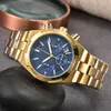 Gorący nowy super klasyczny projektant luksusowy stalowy pasek Mężczyźni Watch klasyczny vintage kwarcowy ruch Man Watch