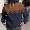 Men's Hoodies Sweatshirts For Men Fleece Zip Winter Spring Casual O Neck Long Sleeve 3D Printed Hooded Big And Tall Mens Pullover