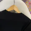23SS Tasarımcı Mektup Baskı Tişörtleri Tee Sweatshirt Moda Yüksek Sokak Kısa Kollu Yaz Sıradan Tişört Nefes Alabilir Erkekler Kadın Mürettebat Boyun Tees Elbiseleri Wo 23-652