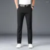 Мужские брюки 2023, модные универсальные повседневные брюки, мужские свободные прямые деловые модные деловые деловые костюмы, большие размеры 38, 40