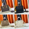 Designer Bag Womens Fashion tote bag Leather Print Portable Mini Shoulder Bag crossbody bag wallet coin purse cassette purse card holder