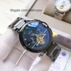 Fashion Trend Mechanical Watch Designer Men Bias Blue Light Balloon Belt Multi-functional Automatic Watch Waterproof Leather Watch 316l Stainless Steel Strap X2cc