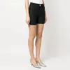 Kvinnors shorts 2023 Spring and Summer Y2k Black Elastic midja mode casual sportbyxor smal mångsidig cykling