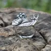 Cluster Rings 1Pcs Sanlan Vintage Alloy Snail Mushroom Ring For Women And Men Nature Animals Lovers Jewelry