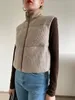 Veste de la veste de la mode européenne coquille en tricot à court de gilet