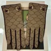 Роскошные женские перчатки, дизайнерские перчатки из накидки, Horsebit G Gants, модный бренд, перчатки с голым запястьем и пальцами, зимние теплые холщовые перчатки