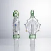 NC005 Курительная трубка Dab Rig Стеклянный бонг для воды Подарочная коробка 14 мм 19 мм Титановый кварцевый керамический зажим для ногтей Воск Блюдо Морская черепаха Стиль барботерные бонги