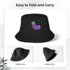 Berets Eggplant Bucket Hats Panama For Kids Bob Autumn Fisherman Fishing Unisex Caps