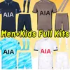 Full Set Spurs 23 24 S-4XL Soccer Jerseys Kane Son Perisic Kulusevski Tottenham Hojbjerg 2023 2024 Lucas Llors Tredje fotbollströja Bryan Bergwijn målvakt Män barn