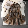 Designer Scarf Lowewe Fashion Luxury Top Quality Autumn Winter New Imitation Cashmere Colored Tassel Mönster Old Flower Rowe Plaid Scarf Letter Shawl