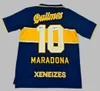 Maradona Boca Juniors Futbol Formaları 23 24 Cavani Merentiel Medine Vintage Futbol Gömlek 1981 95 96 97 Tevez Riquelme Klasik Futbol Kiti Retro Top