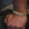 2021 hiphoparmband diamanten heren- en damesarmband volledige diamanten grote gouden ketting bracelet315l