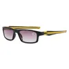 Óculos de sol masculino feminino moda esportes óculos de leitura luxo design quadrado hipermetropia óculos ao ar livre proteção uv 1.0 4.0