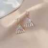 Boucles d'oreilles aiguille coréenne Dongdaemun, Niche en forme d'éventail, féminité courte, personnalité, célébrité en ligne Joker