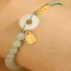Link Armbänder Natürliche Hetian Jade Armband Frauen Geburtstag Hochzeit Geschenk Mode Geflochten Für Weibliche Edlen Schmuck