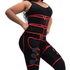 CXZD New Double Compression 3-in-1 Waist Trainer Shaping Butt Lifter Sweat Slimming Adjustable Thigh Trainer Shaper 2104022983
