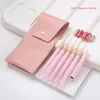 Pinceaux à ongles Art Liner 5pcs Brosse pour longues lignes UV Gel Vernis Peinture Design Stylos à dessin 231007