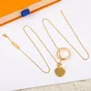 Latest Fashion Look Hot-selling Designers Bracelet Gold Plated Lock Necklace for Women and Girls Paperclip Link Chain Padlock Necklace for Christmas GiftsWomen