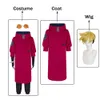 Anime Vash The Stampede Cosplay Trigun Cosplay Costume Red Uniform Outfits Glasögon Vash The Stampede Wig Halloween Party Clothescosplay