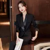 Women's Two Piece Pants Elegant Wine Formal Women Business Suits With And Jackets Coat Ladies Office Work Wear Professional Pantsuits